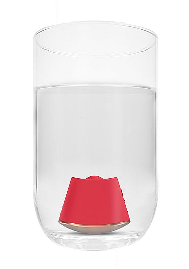 Elegance Dazzling Rotating & Vibrating Clitoral Stimulator Red