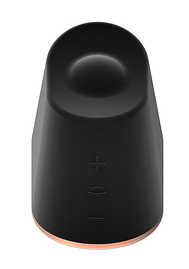 Elegance Dazzling Rotating & Vibrating Clitoral Stimulator Black