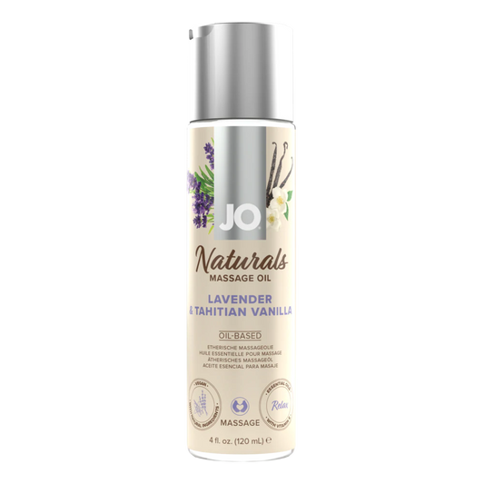 JO Naturals - Lavender & Vanilla - Massage 4 floz / 120 mL