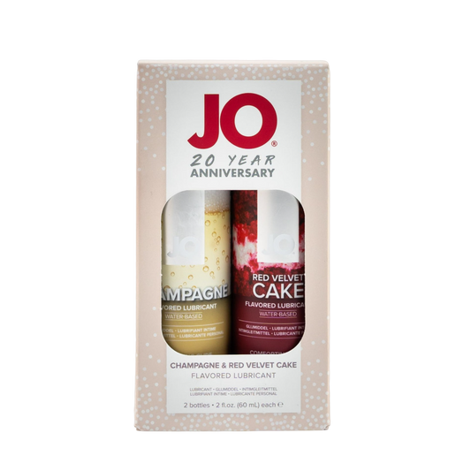 JO Limited Edition 20 Year Anniversary Set - Champagne 2 oz/60 mL + Red Velvet Cake 2 oz/60 mL