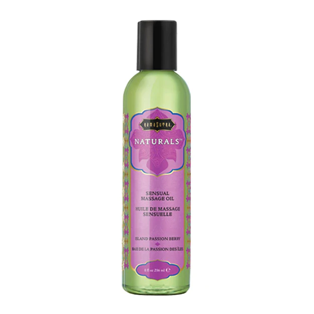 Naturals Massage Oil Island Passion Berry (8oz)