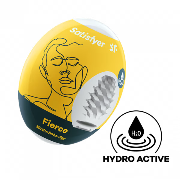 Masturbator Egg Single (Fierce) Yellow