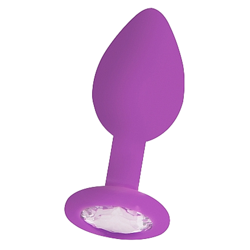 Diamond Butt Plug Regular Purple